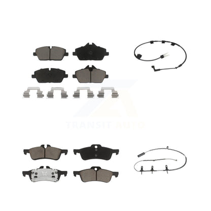 Ceramic Disc Brake Pads And Wear Sensors Front Rear Kit For Mini Cooper