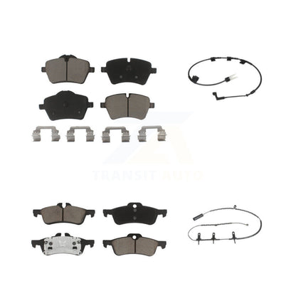 Ceramic Disc Brake Pads And Wear Sensors Front Rear Kit For Mini Cooper
