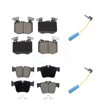 Ceramic Disc Brake Pads And Wear Sensors Front Rear Kit For Mercedes-Benz GLC300