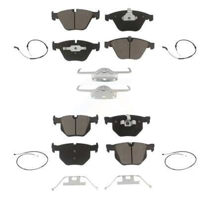 Ceramic Brake Pad Wear Sensor Front Rear Kit For 2013 BMW X1 xDrive35i with 3.0L