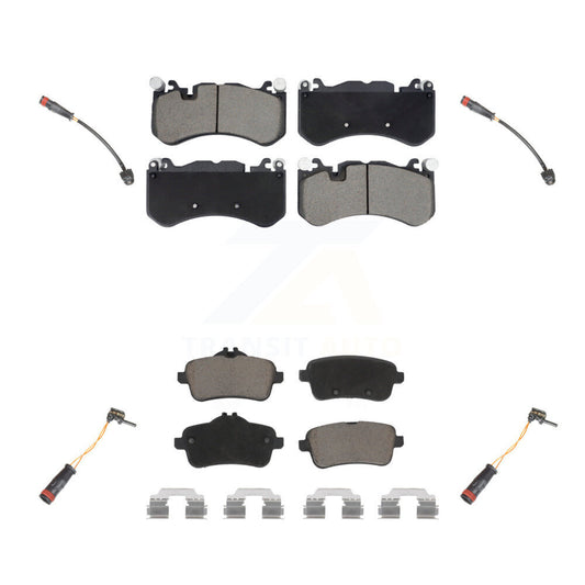 Ceramic Brake Pad And Wear Sensor Front Rear Kit For Mercedes-Benz ML63 AMG GL63
