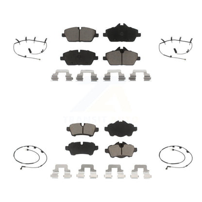 Ceramic Disc Brake Pads And Wear Sensors Front Rear Kit For Mini Cooper