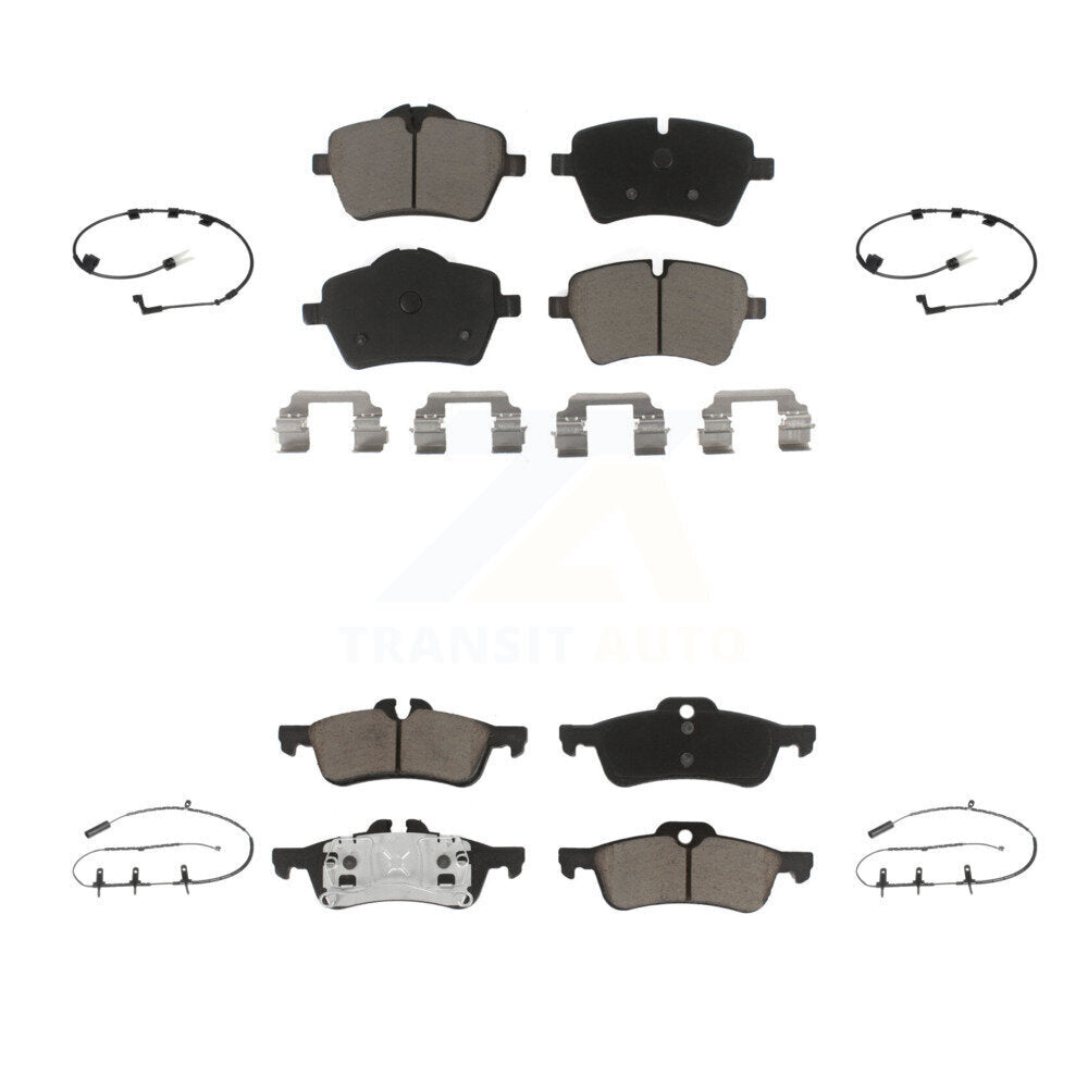 Ceramic Disc Brake Pads And Wear Sensors Front Rear Kit For Mini Cooper
