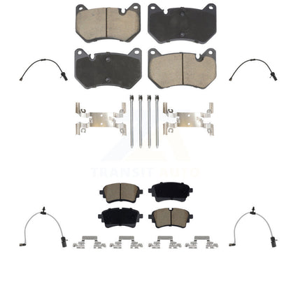 Ceramic Disc Brake Pads And Wear Sensors Front Rear Kit For 2021 Audi Q5 2.0L