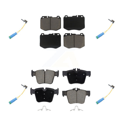 Ceramic Disc Brake Pads And Wear Sensors Front Rear Kit For Mercedes-Benz GLC300