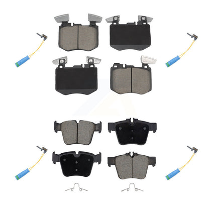 Ceramic Disc Brake Pads And Wear Sensors Front Rear Kit For Mercedes-Benz GLC300