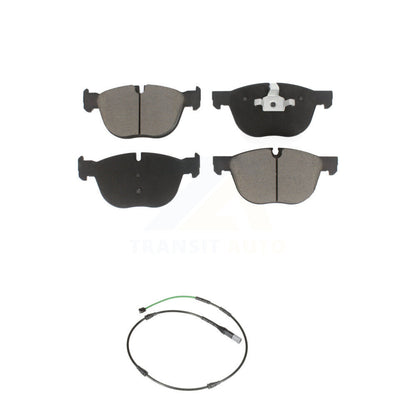Ceramic Disc Brake Pads And Wear Sensor Front Kit For BMW X6 xDrive35i with 3.0L