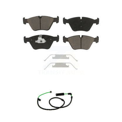Ceramic Disc Brake Pads And Wear Sensors Front Kit For BMW X3 3.0L
