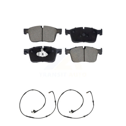 Ceramic Disc Brake Pad And Wear Sensor Pair Front Kit For Land Rover Range Velar