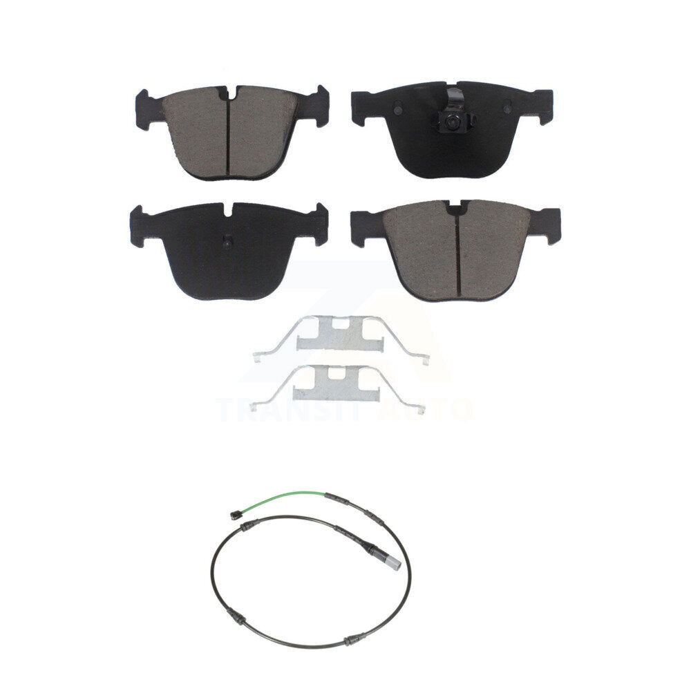 Ceramic Disc Brake Pad And Wear Sensor Rear Kit For 2015-2016 BMW X5 M with 4.4L