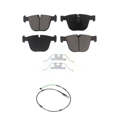 Ceramic Disc Brake Pad And Wear Sensor Rear Kit For 2015-2016 BMW X5 M with 4.4L
