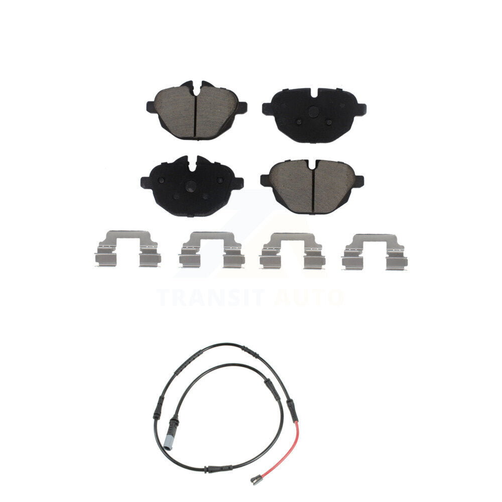 Ceramic Disc Brake Pads And Wear Sensors Rear Kit For BMW 528i xDrive 535d