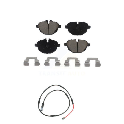 Ceramic Disc Brake Pads And Wear Sensors Rear Kit For BMW 528i xDrive 535d