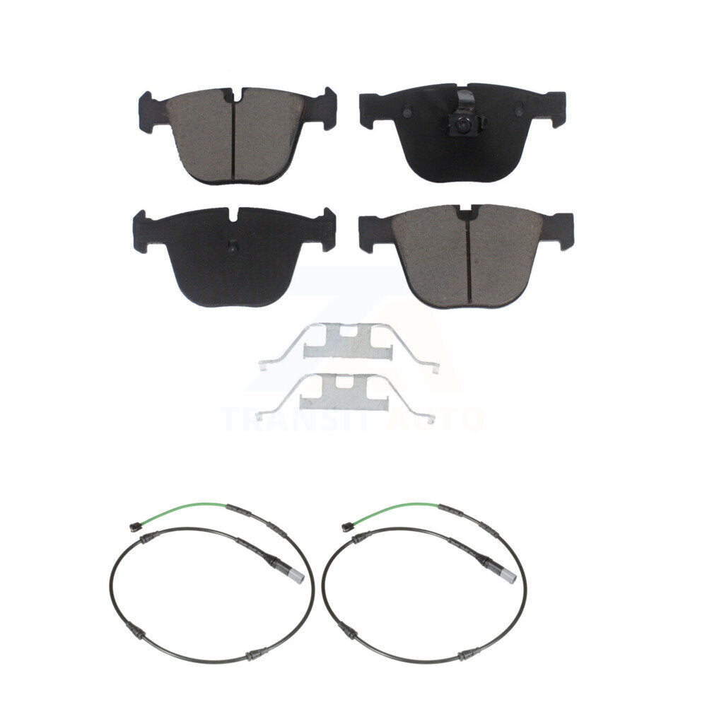 Ceramic Disc Brake Pad And Wear Sensor Rear Kit For 2015-2016 BMW X5 M with 4.4L