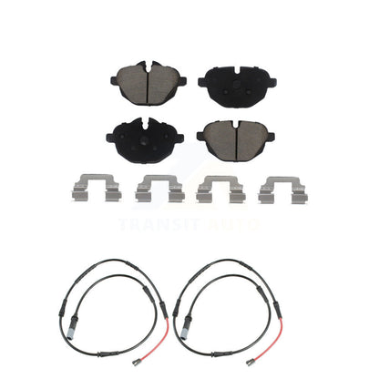 Ceramic Disc Brake Pads And Wear Sensors Rear Kit For BMW 528i xDrive 535d