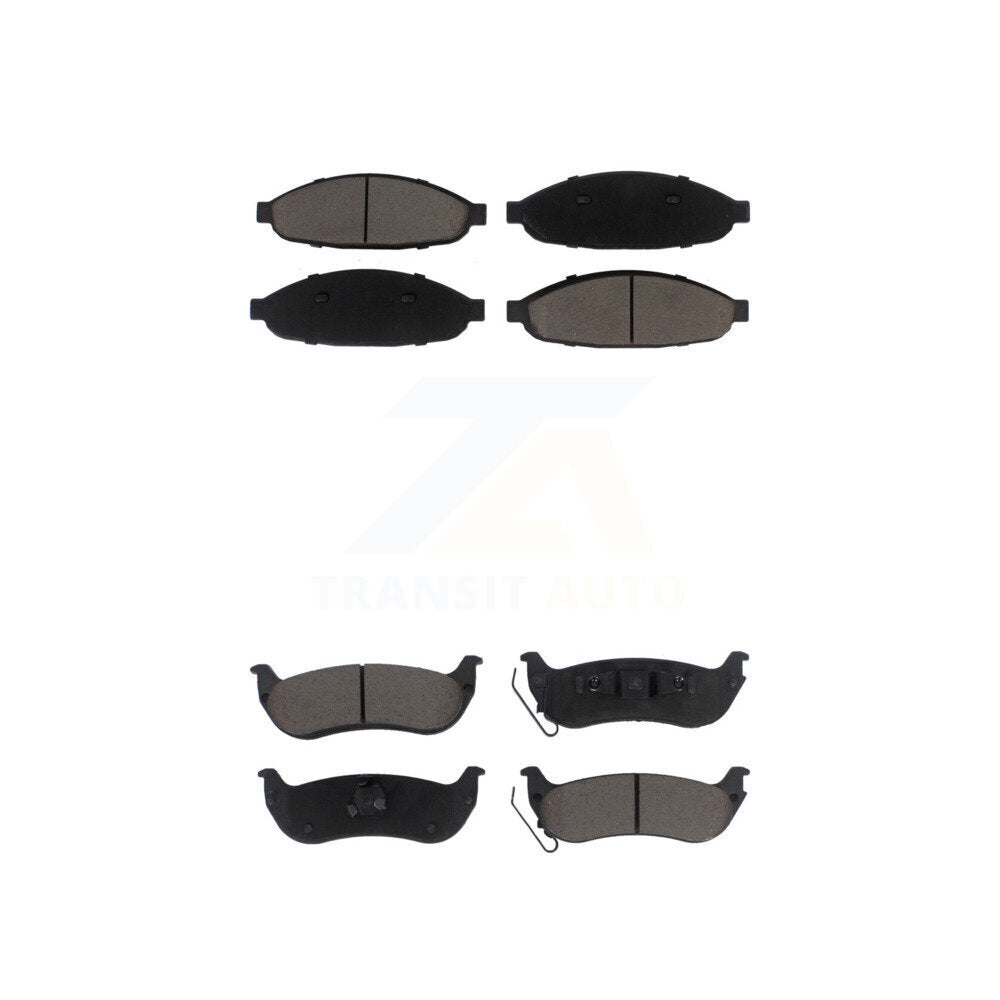 Ceramic Brake Pads Front Rear Kit For 2004-2008 Chrysler Pacifica