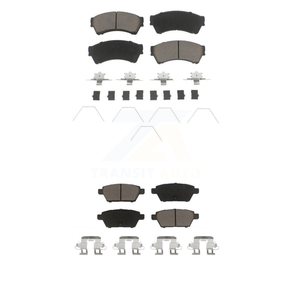 Ceramic Brake Pads Front Rear Kit For Ford Fusion Mazda 6 Lincoln MKZ Zephyr