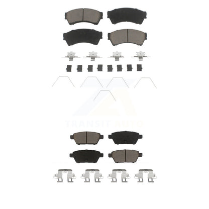Ceramic Brake Pads Front Rear Kit For Ford Fusion Mazda 6 Lincoln MKZ Zephyr
