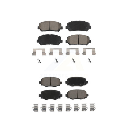 Ceramic Brake Pads Front Rear Kit For Jeep Cherokee Chrysler 200