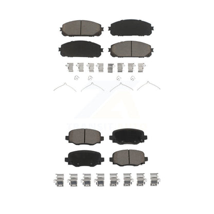 Ceramic Brake Pads Front Rear Kit For Jeep Cherokee With Dual Piston Caliper