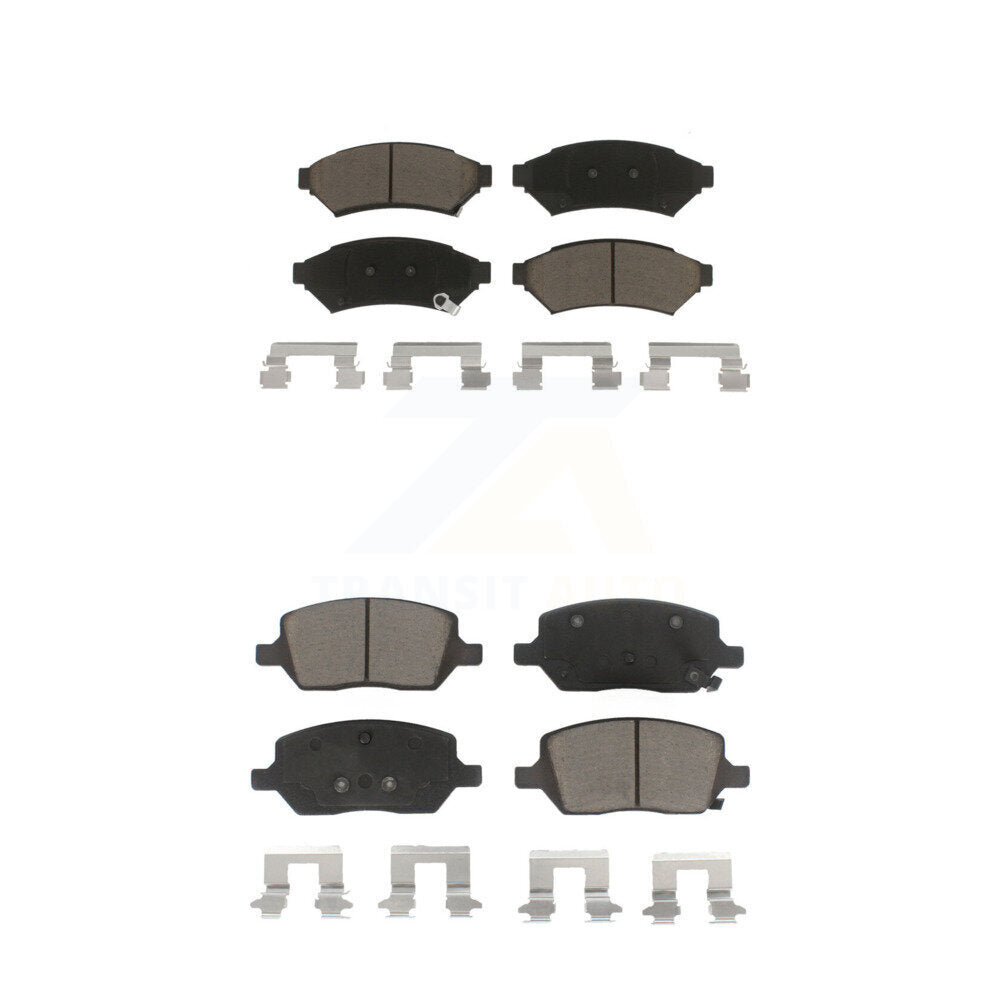 Ceramic Brake Pads Front Rear Kit For Pontiac Montana Chevrolet Uplander Buick