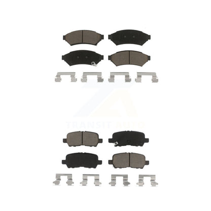 Ceramic Brake Pads Front Rear Kit For Buick LaCrosse Pontiac Grand Prix Allure