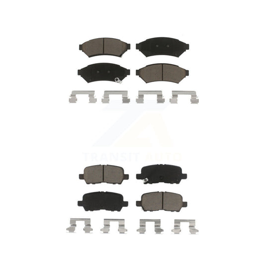 Ceramic Brake Pads Front Rear Kit For Buick LaCrosse Pontiac Grand Prix Allure