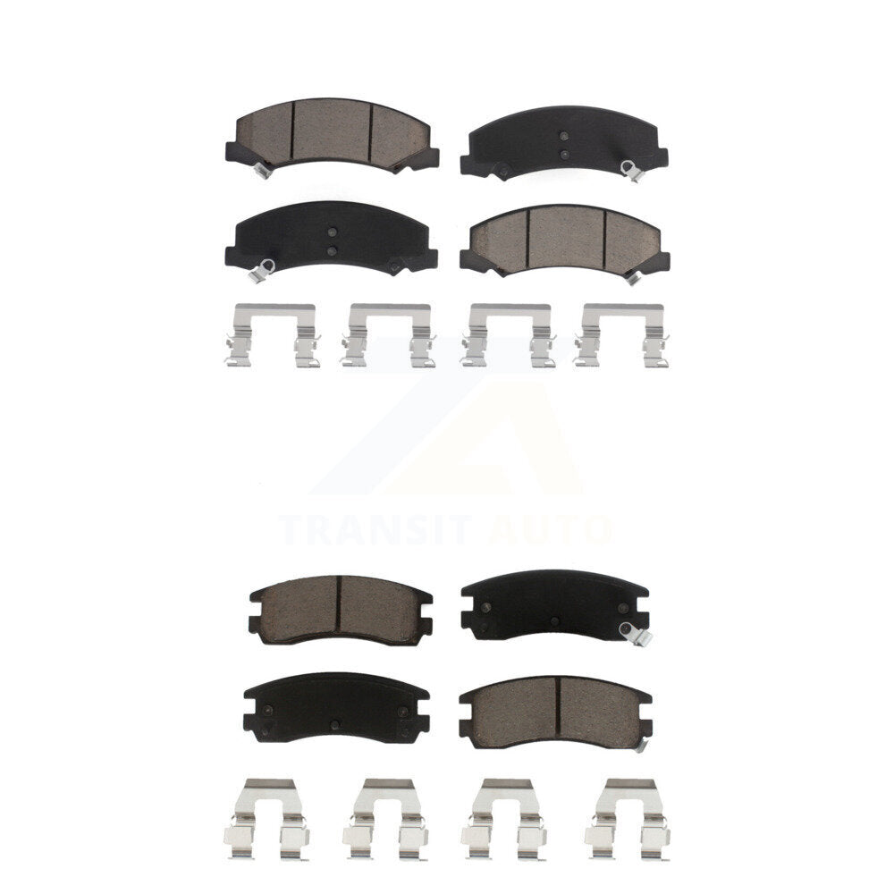 Ceramic Brake Pads Front Rear Kit For Chevrolet Impala Buick LaCrosse Allure