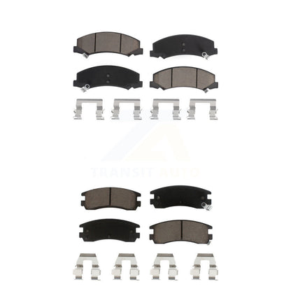 Ceramic Brake Pads Front Rear Kit For Chevrolet Impala Buick LaCrosse Allure