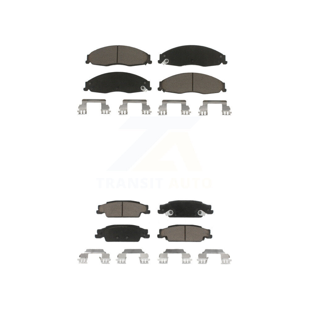 Ceramic Brake Pads Front Rear Kit For Pontiac Grand Prix Cadillac CTS STS