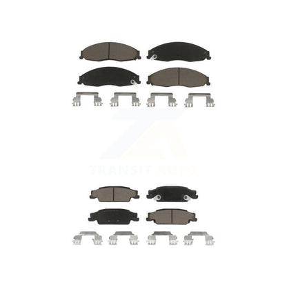 Ceramic Brake Pads Front Rear Kit For Pontiac Grand Prix Cadillac CTS STS