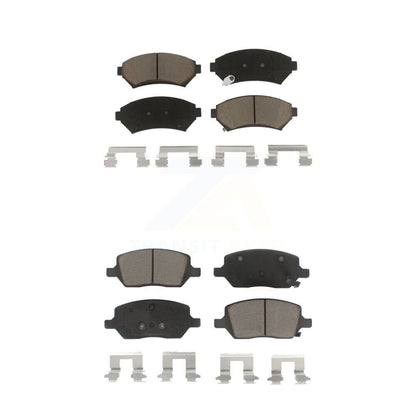 Ceramic Brake Pads Front Rear Kit For 2005 Pontiac Montana FWD
