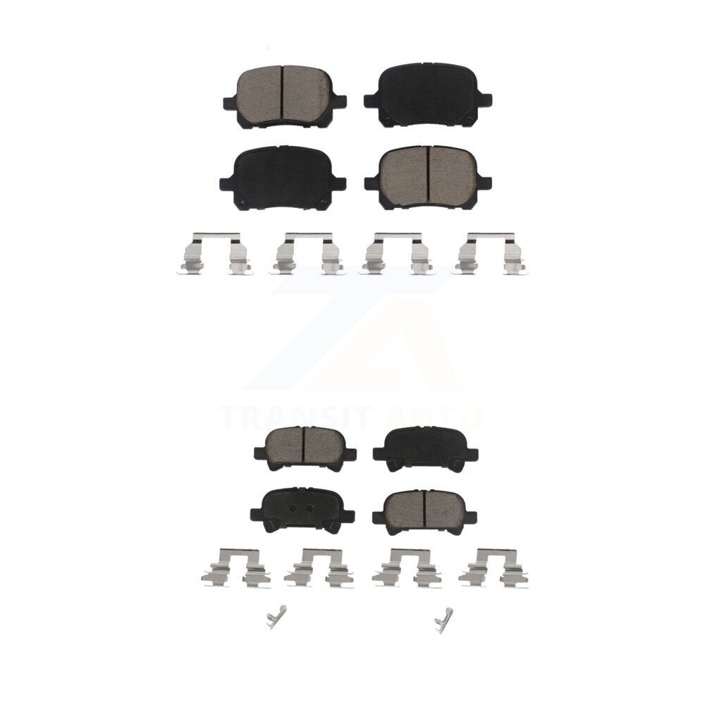 Ceramic Brake Pads Front Rear Kit For Toyota Camry Solara Avalon