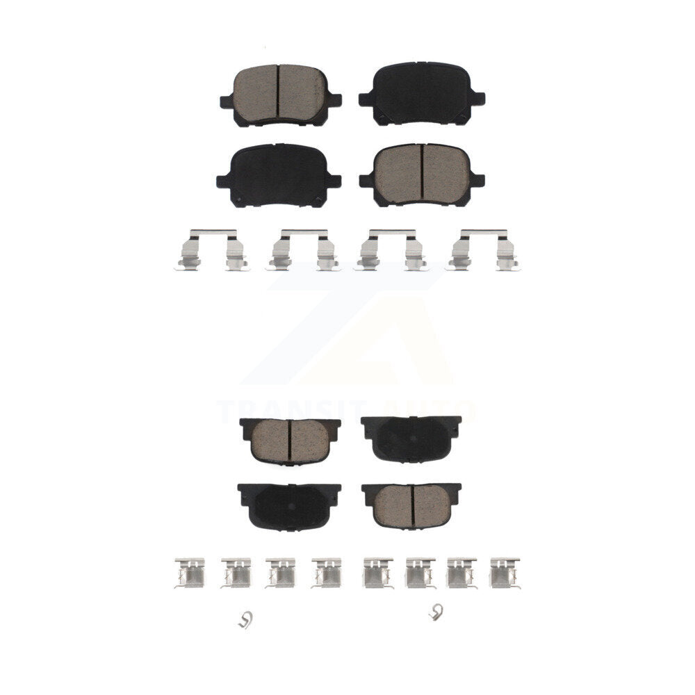 Ceramic Brake Pads Front Rear Kit For Toyota Camry Lexus ES300
