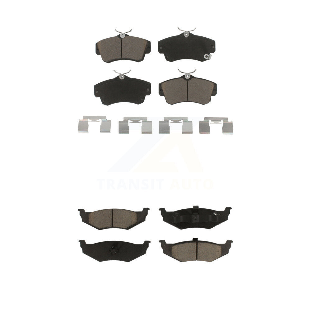 Ceramic Brake Pads Front Rear Kit For Chrysler PT Cruiser Dodge Neon