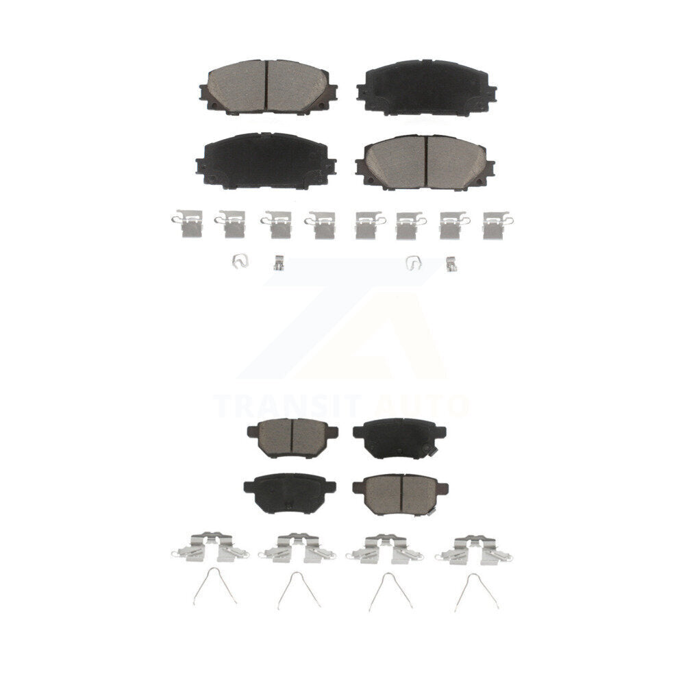 Ceramic Brake Pads Front Rear Kit For Toyota Corolla Prius Prime Lexus CT200h