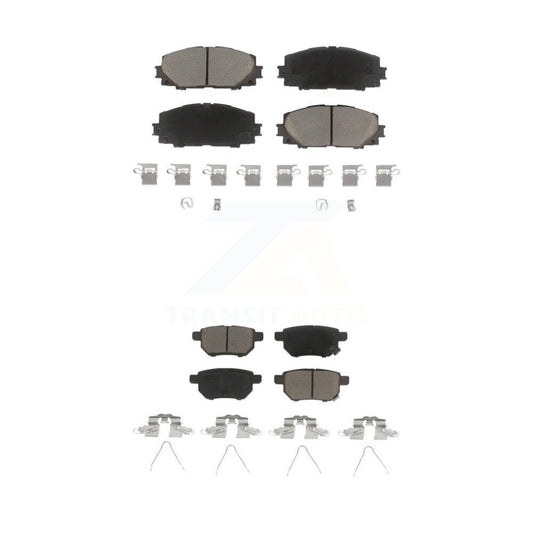 Ceramic Brake Pads Front Rear Kit For Toyota Corolla Prius Prime Lexus CT200h
