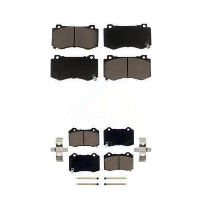 Ceramic Brake Pads Front Rear Kit For Dodge Charger Chrysler 300 Challenger Jeep