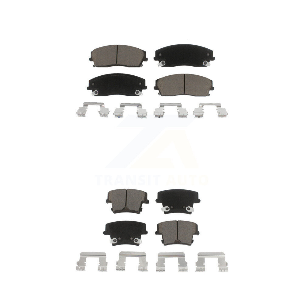 Ceramic Brake Pads Front Rear Kit For Dodge Charger Chrysler 300 Challenger