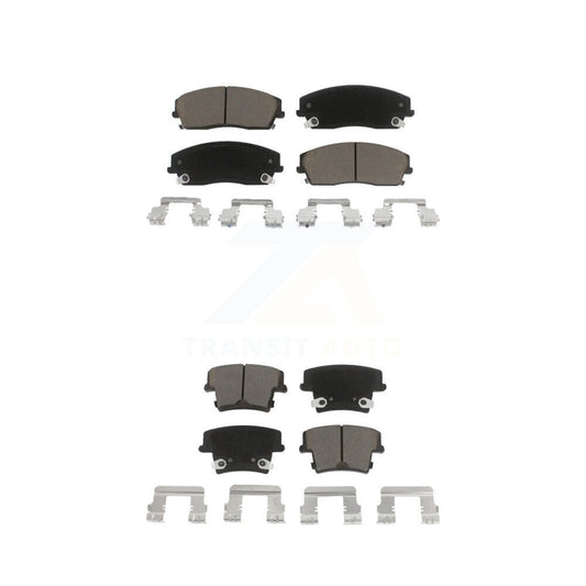 Ceramic Brake Pads Front Rear Kit For Dodge Charger Chrysler 300 Challenger