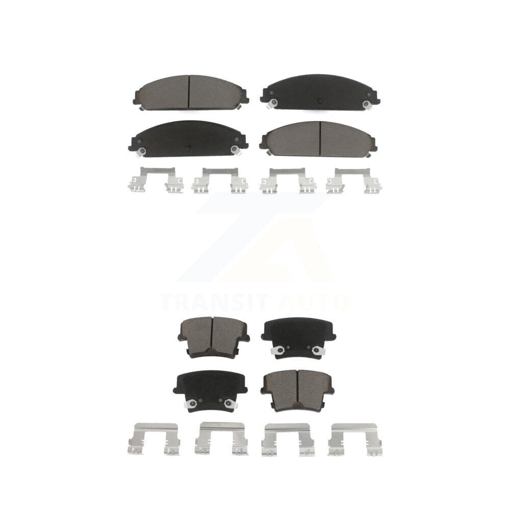 Ceramic Brake Pads Front Rear Kit For Dodge Charger Chrysler 300 Challenger