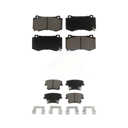 Ceramic Brake Pads Front Rear Kit For 2015 Dodge Charger R T Scat Pack with 6.4L