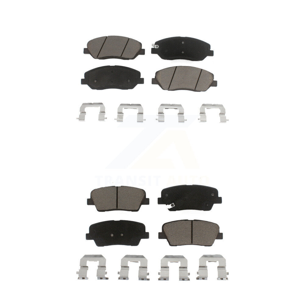 Ceramic Brake Pads Front Rear Kit For Kia Sedona Hyundai Entourage Genesis
