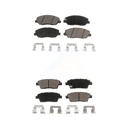 Ceramic Brake Pads Front Rear Kit For Hyundai Genesis 3.8L