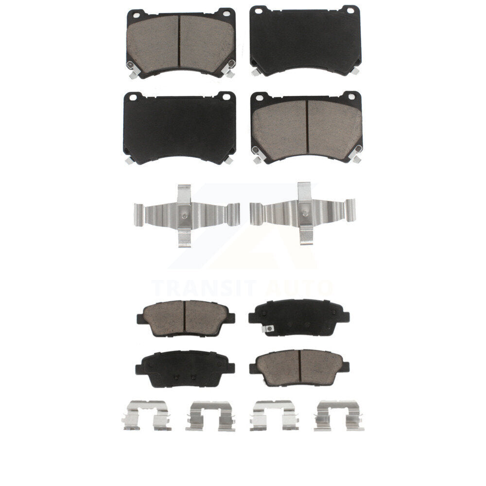Ceramic Brake Pads Front Rear Kit For Hyundai Genesis