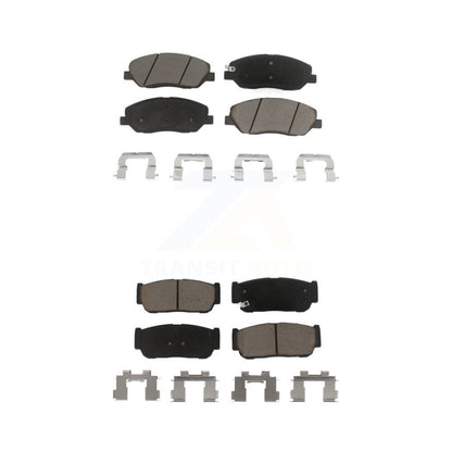 Ceramic Brake Pads Front Rear Kit For Hyundai Entourage Kia Sedona To 04/27/06