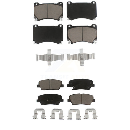 Ceramic Brake Pads Front Rear Kit For Hyundai Genesis Equus