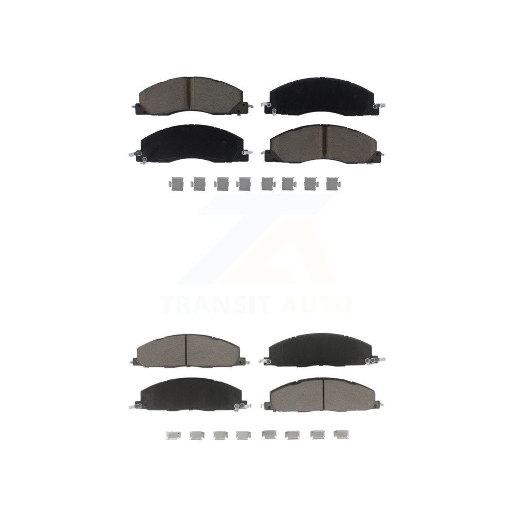 Ceramic Brake Pads Front Rear Kit For Ram 3500 2500 1500 Dodge