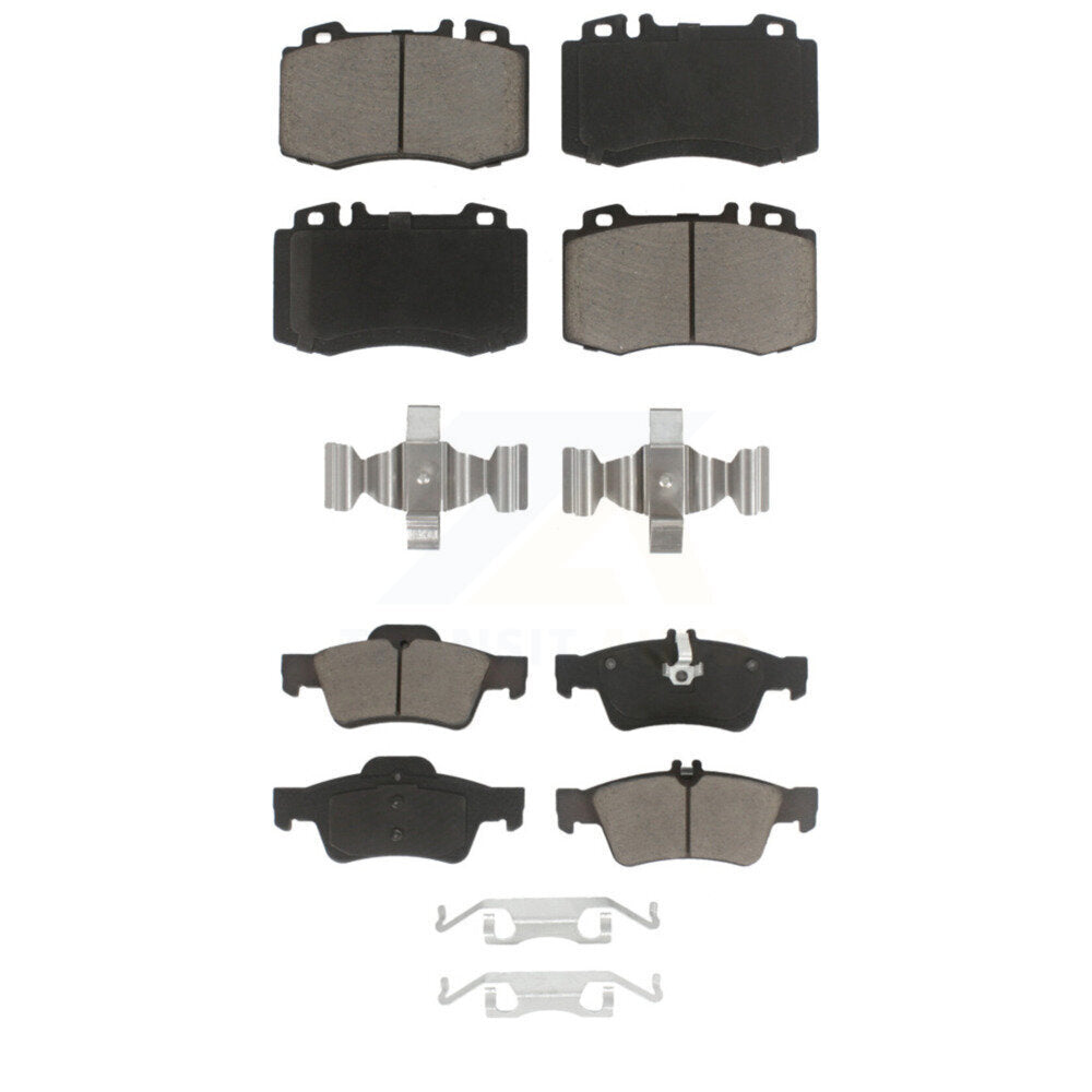 Ceramic Brake Pads Front Rear Kit For Mercedes-Benz E350 SL500 SL550 E500 CLS550