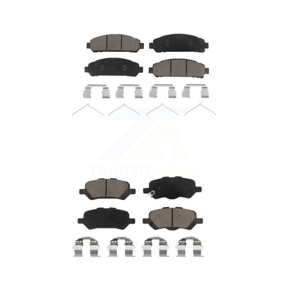 Ceramic Brake Pads Front Rear Kit For 2009-2016 Toyota Venza